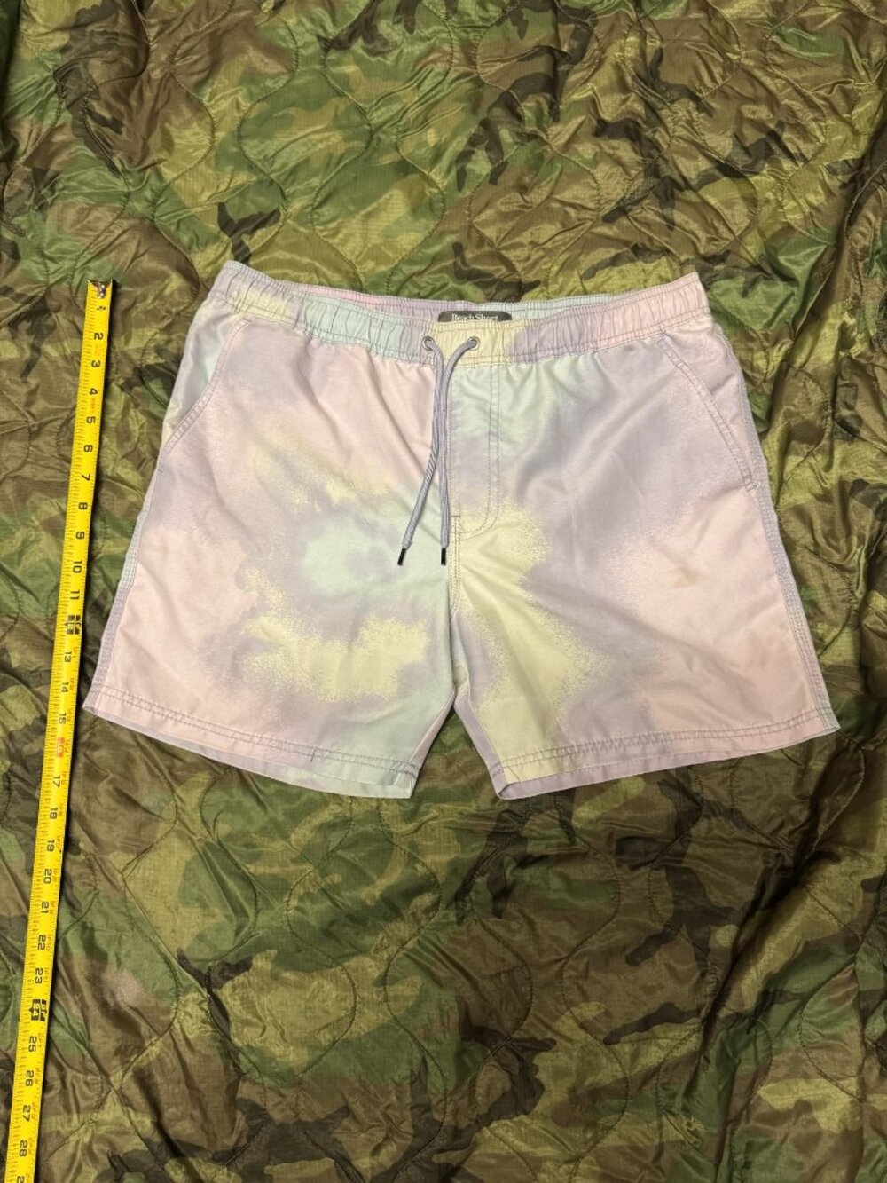 Cotton On Beach Short Tie-Dye Swim Trunks Sz M